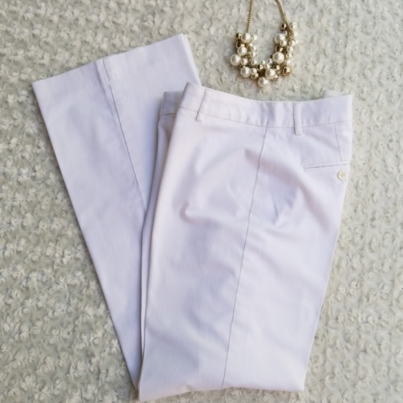 winter white wide leg dress pants